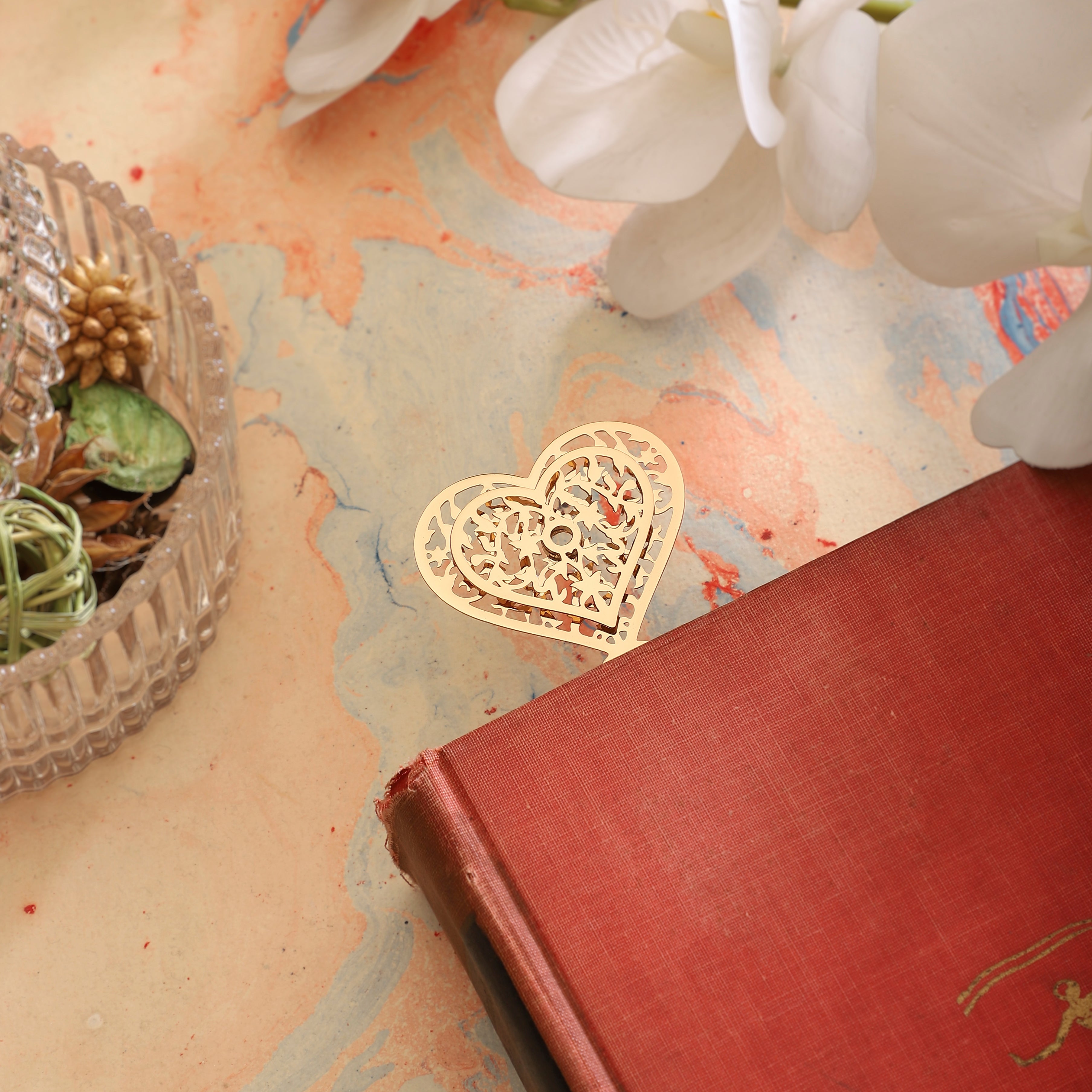 Bookmark Clip Design - Layered Heart | Anand Prakash