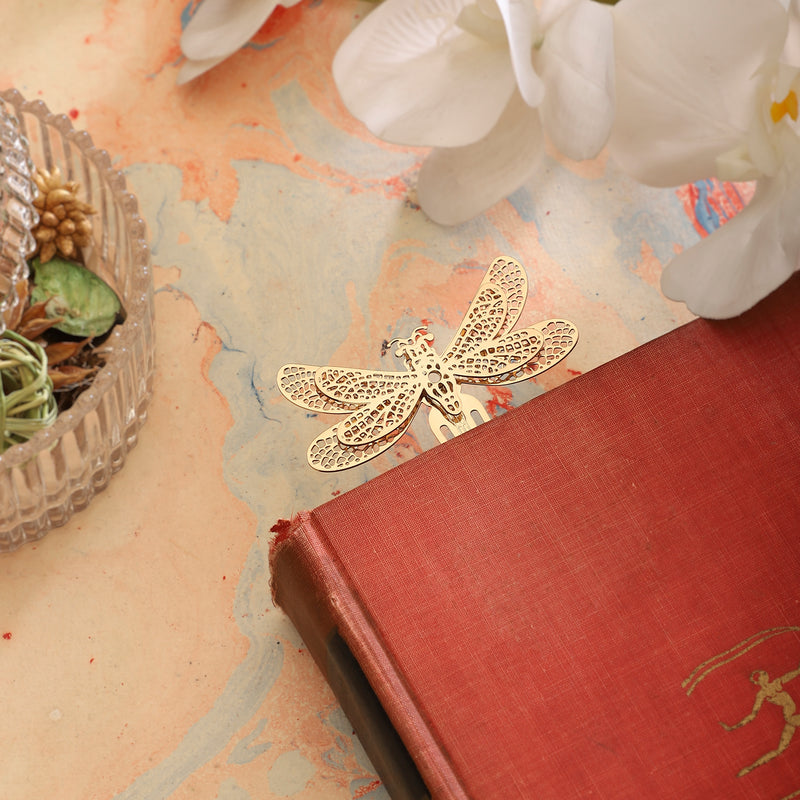 Bookmark Clip Design - Layered Dragonfly