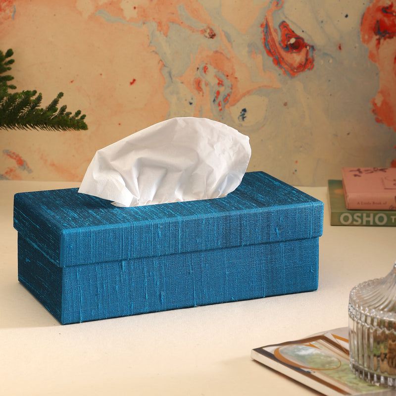 Tissue Box - Handloom Silk