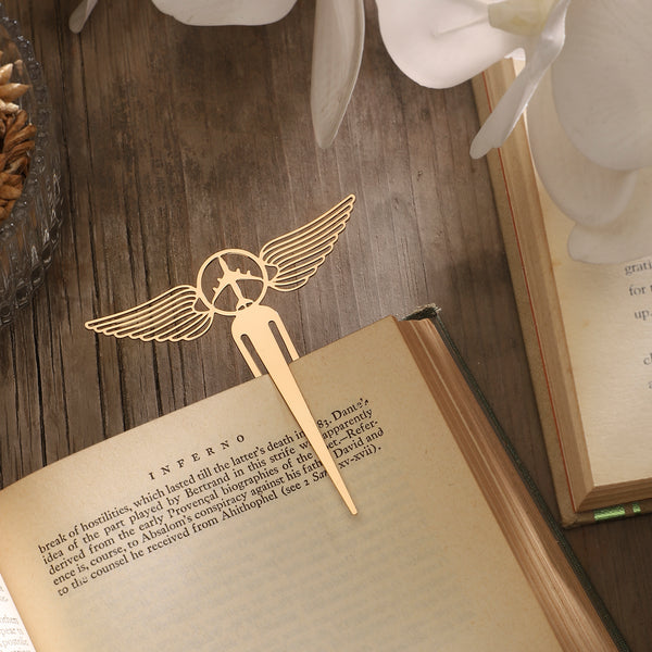 Bookmark Clip Design - Pilot Wings