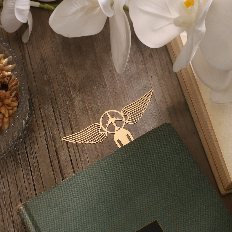 Bookmark Clip Design - Pilot Wings