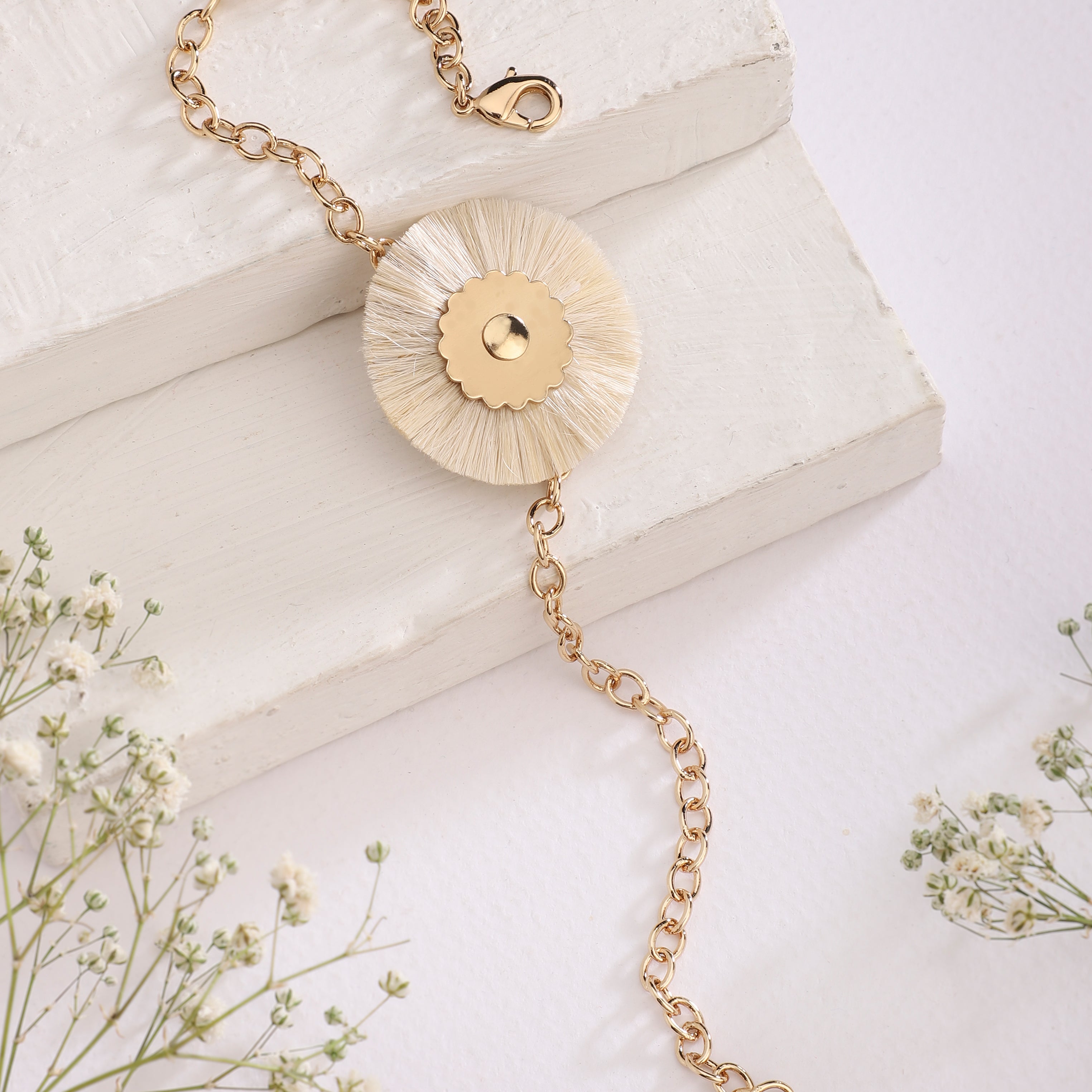 Rakhi Bracelet - Jute & Brass Natural | Anand Parakash
