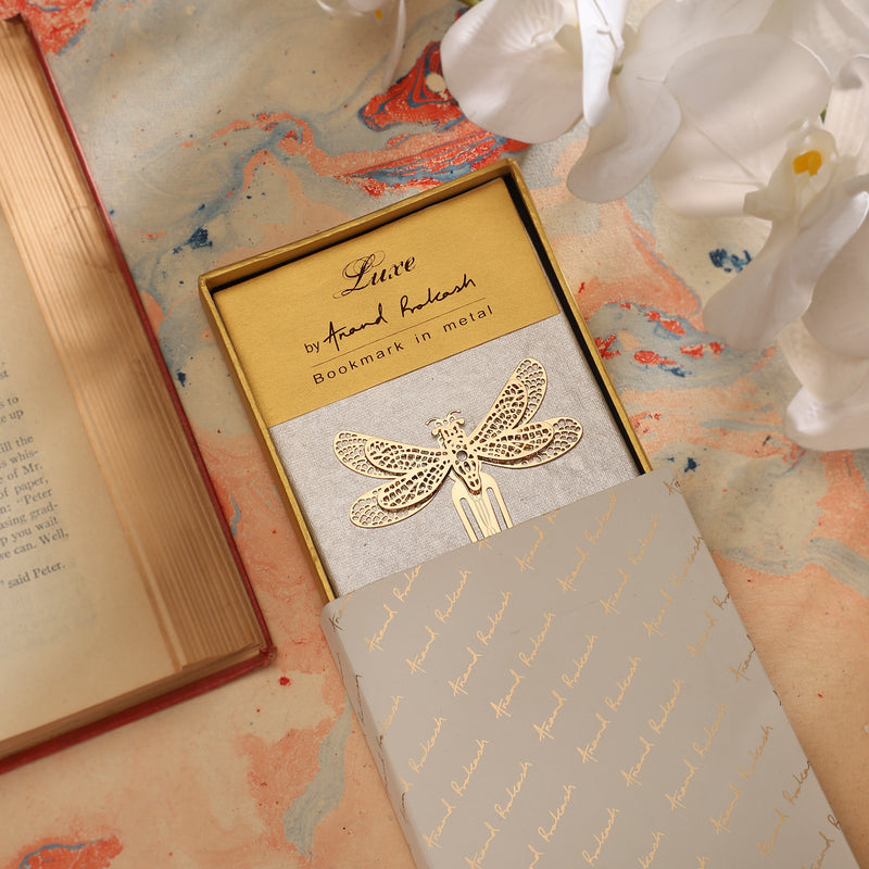 Bookmark Clip Design - Layered Dragonfly