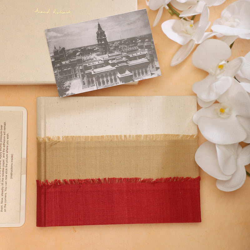 Photo Album Handloom Cotton - Tri Fabric