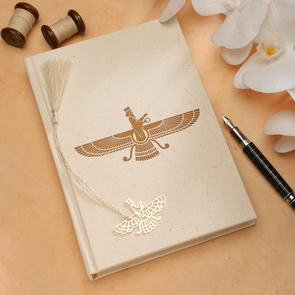 #items_A5 Hardbound Faravahar Journal with Bookmark