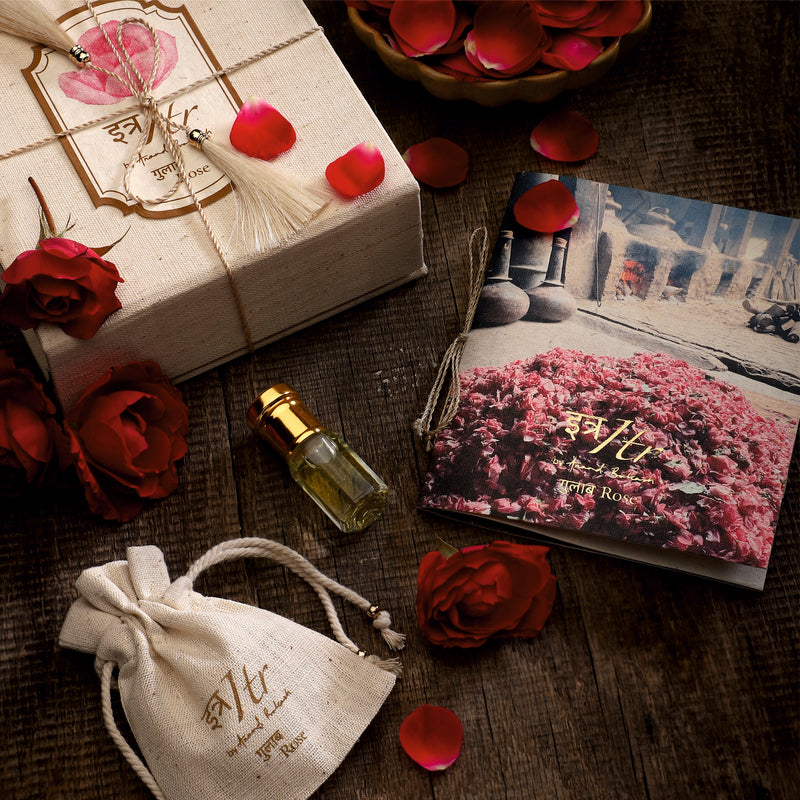 Rakhi Gift Box - Itr Gulab - Rose