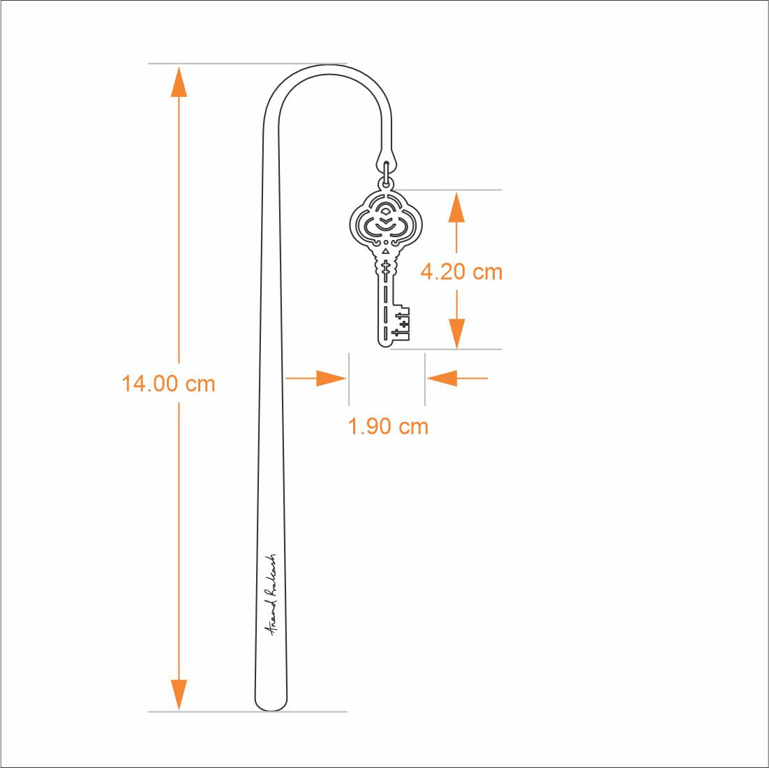 Bookmark Hook Design - Key