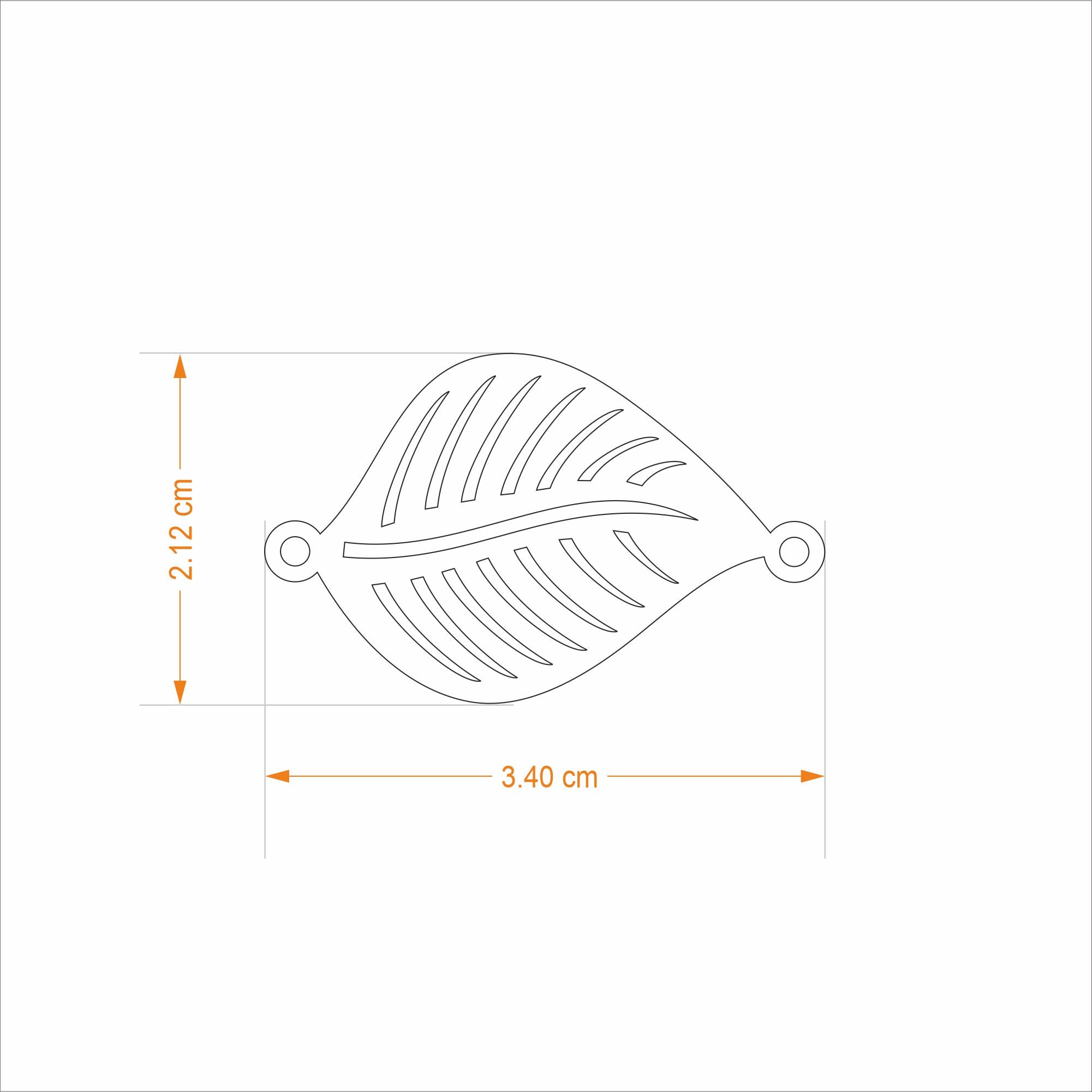 Rakhi Brass Leaf