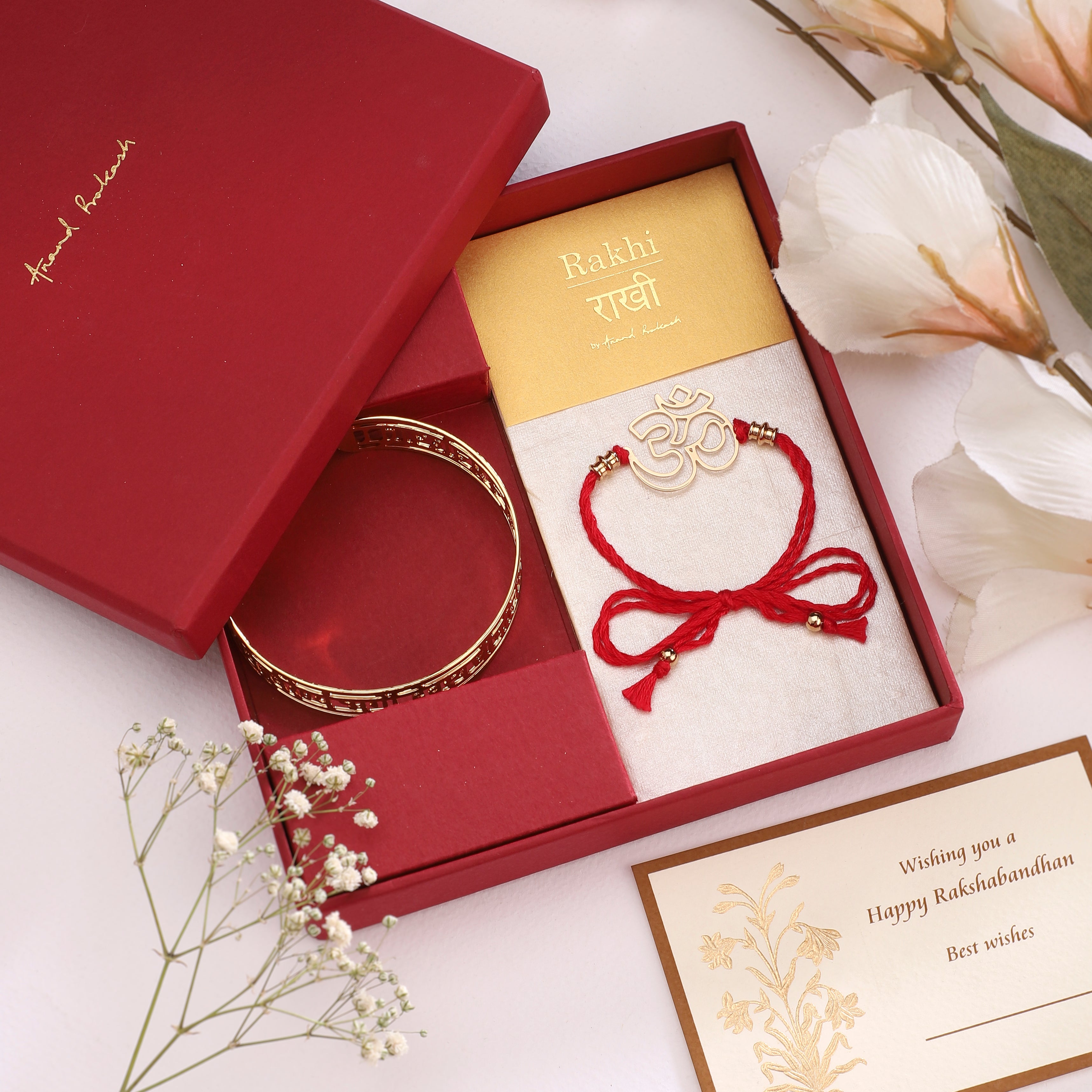 anandprakash-rakhi-gift-box-gayatri-mantra-cuff-bracelet-and-om-rakhi
