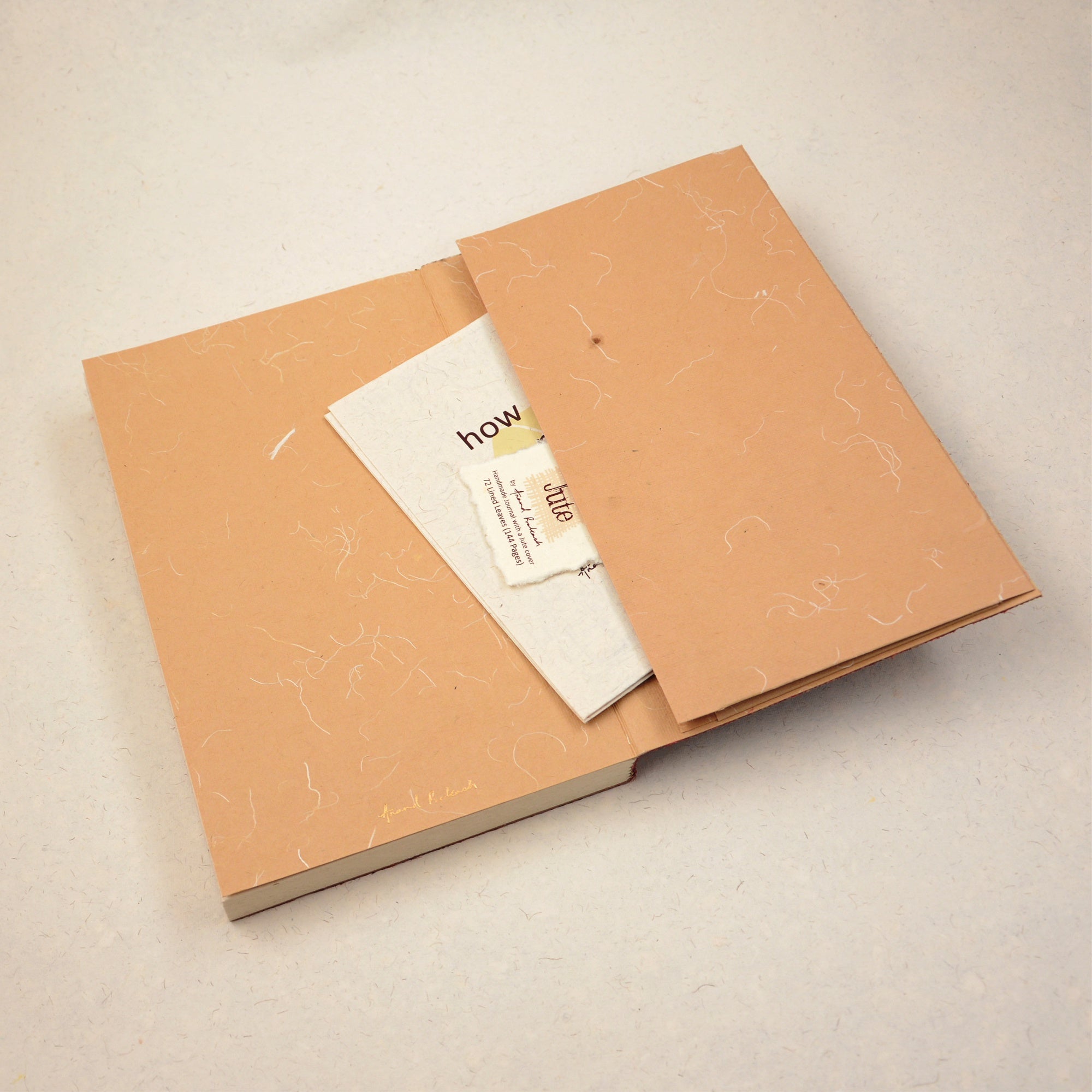 Jute Travel Journal - A5