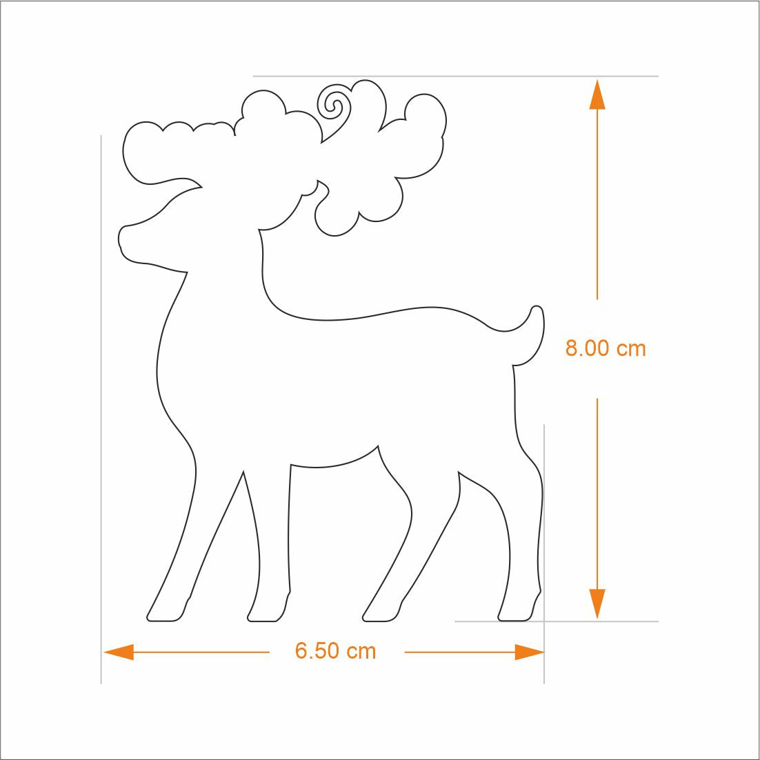 Christmas Ornament - Ornate Reindeer