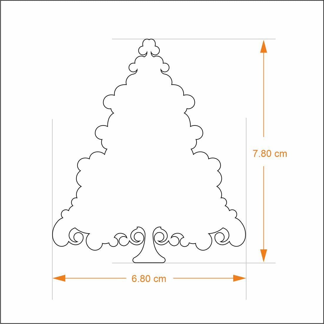 Christmas Ornament - Spiral Tree