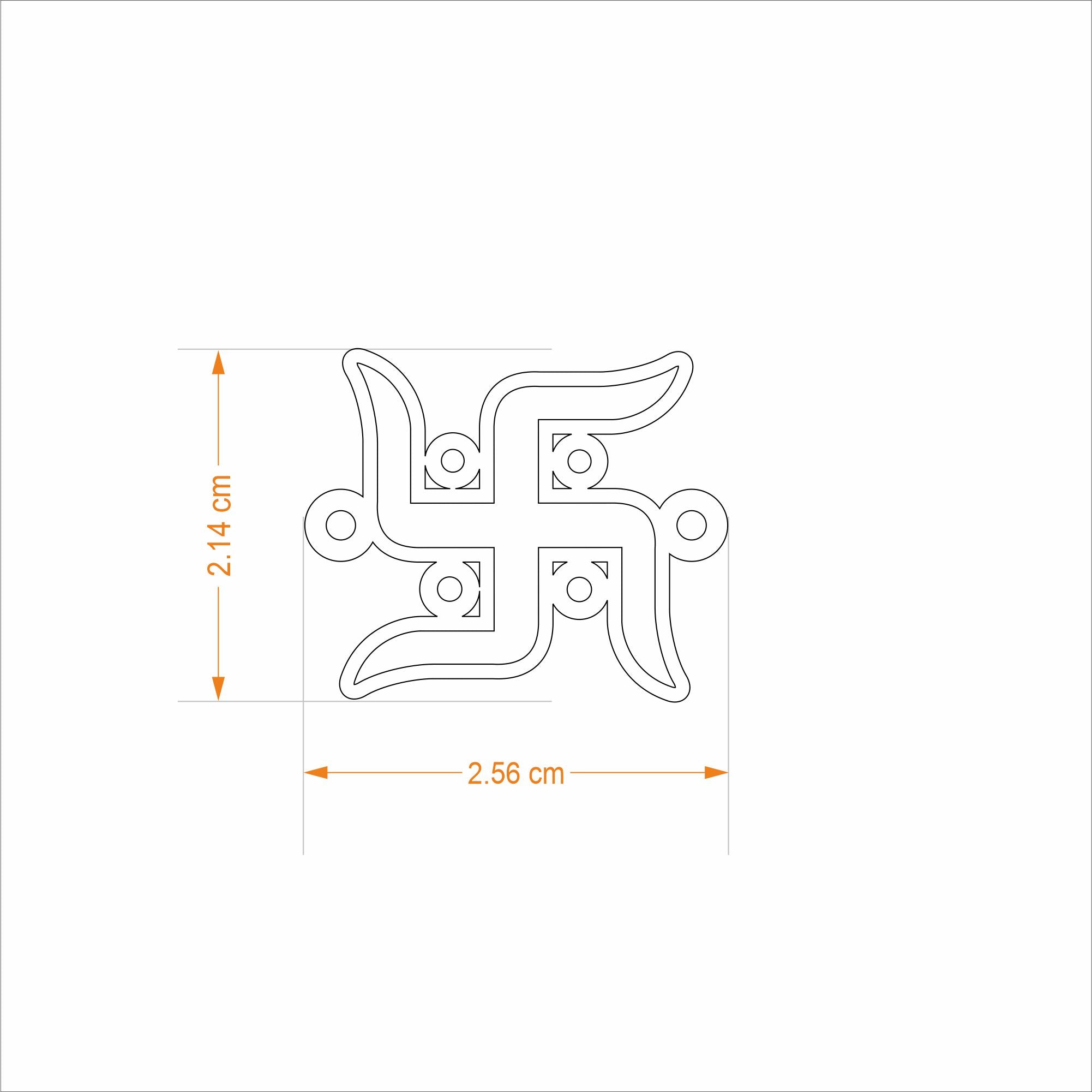 Rakhi Brass Swastik