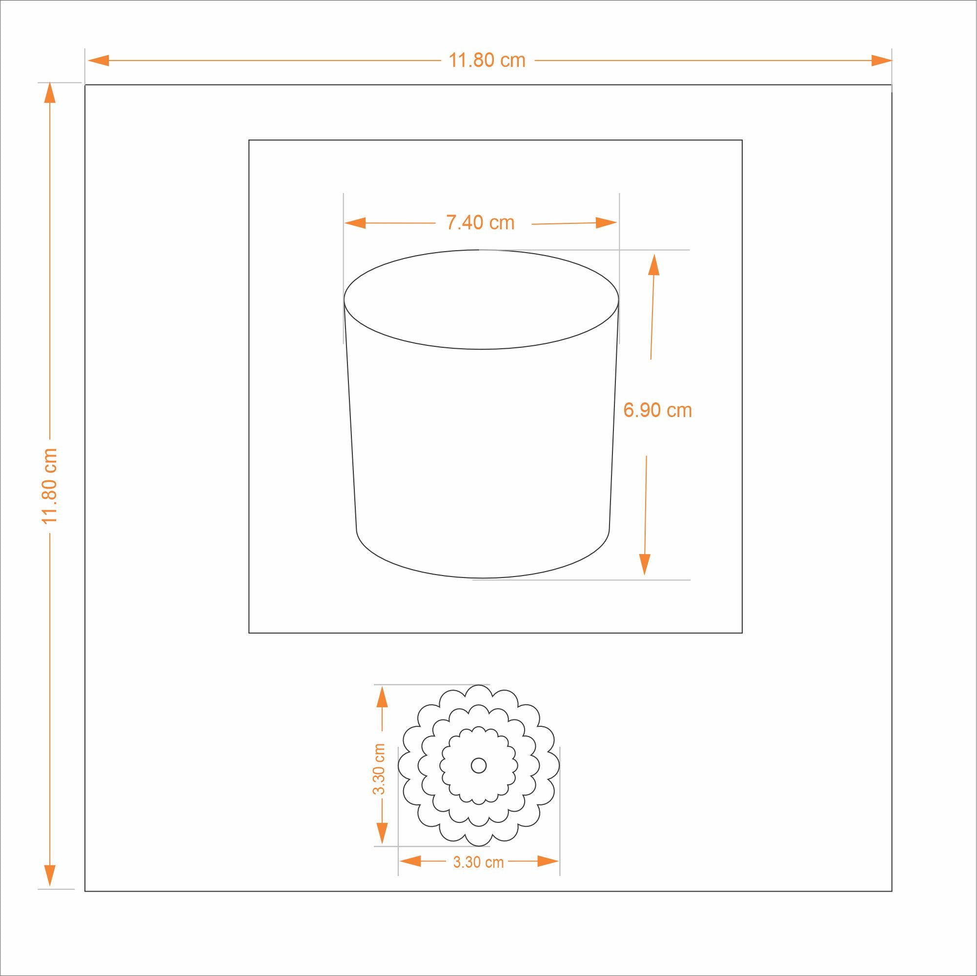 Rakhi Gift Box - Brass Tealight & Marble Base