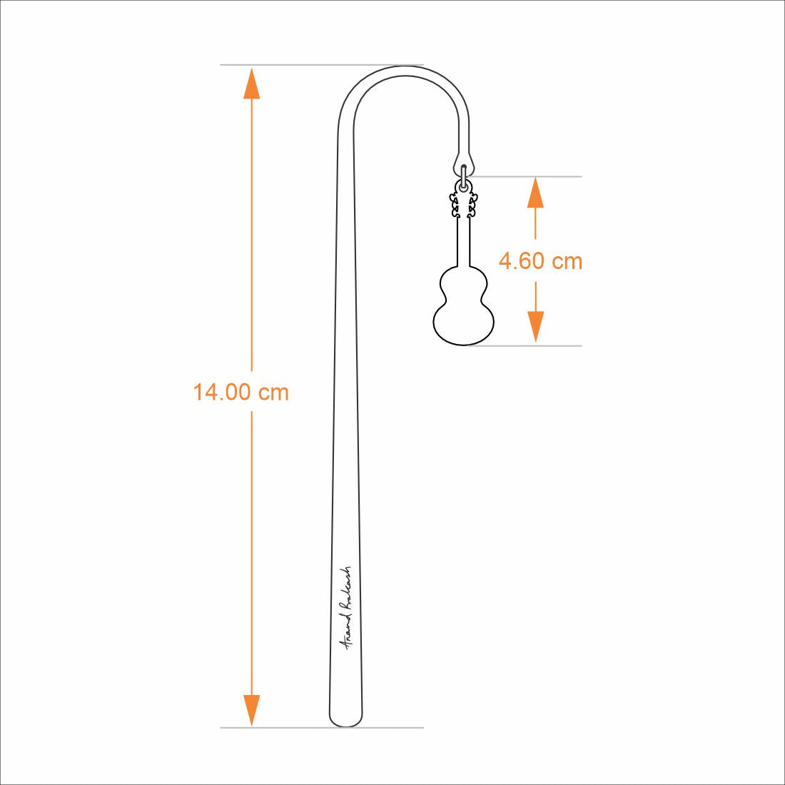 Bookmark Hook Design - Guitar