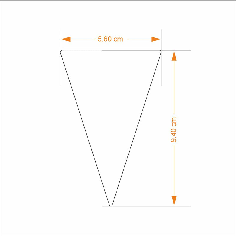 Decorative Door Hanging Triangle With Lines