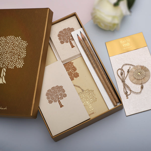 Rakhi Gift Box - Tree of Life, Recycled Paper