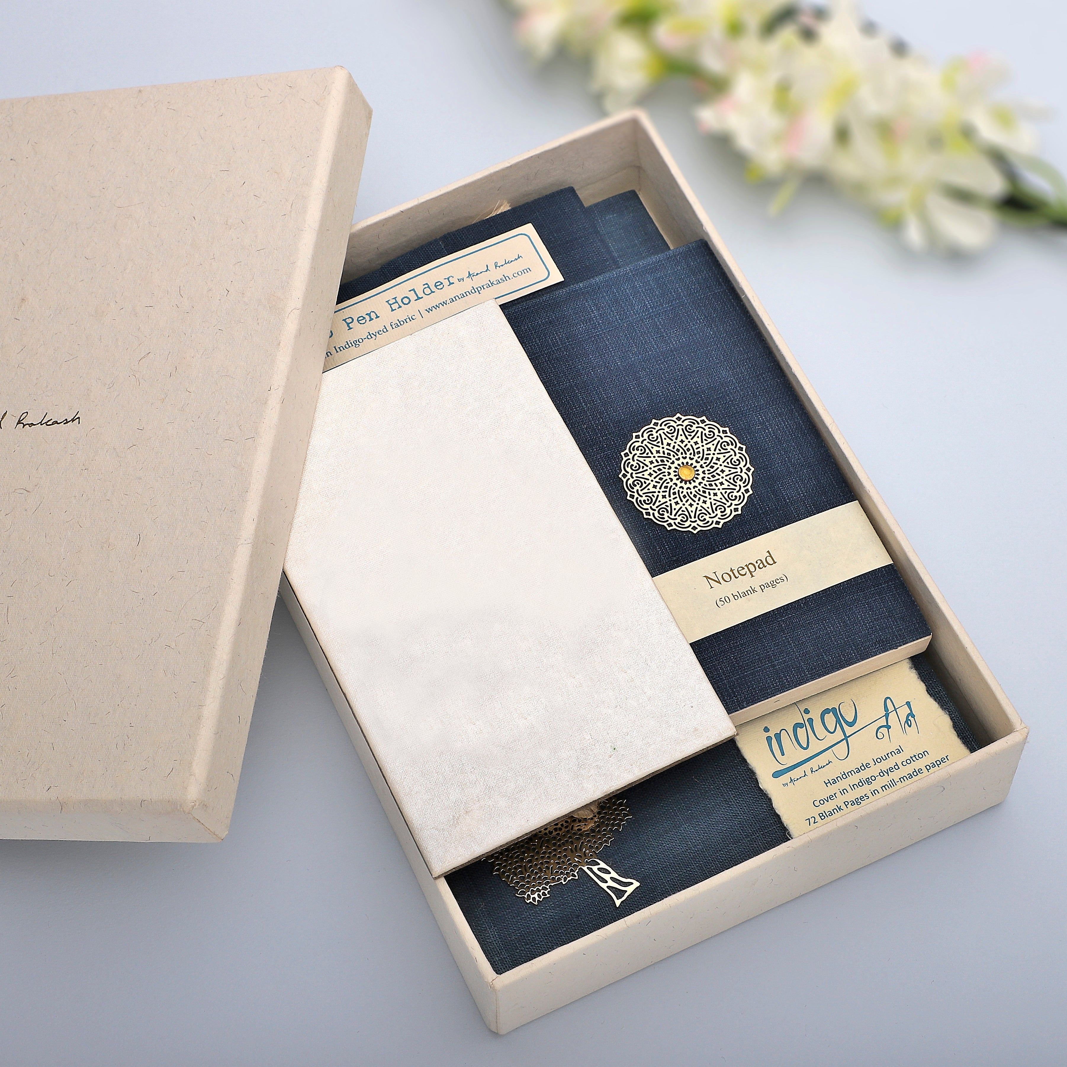 Gift Box - Indigo Textile Journal & Accessories