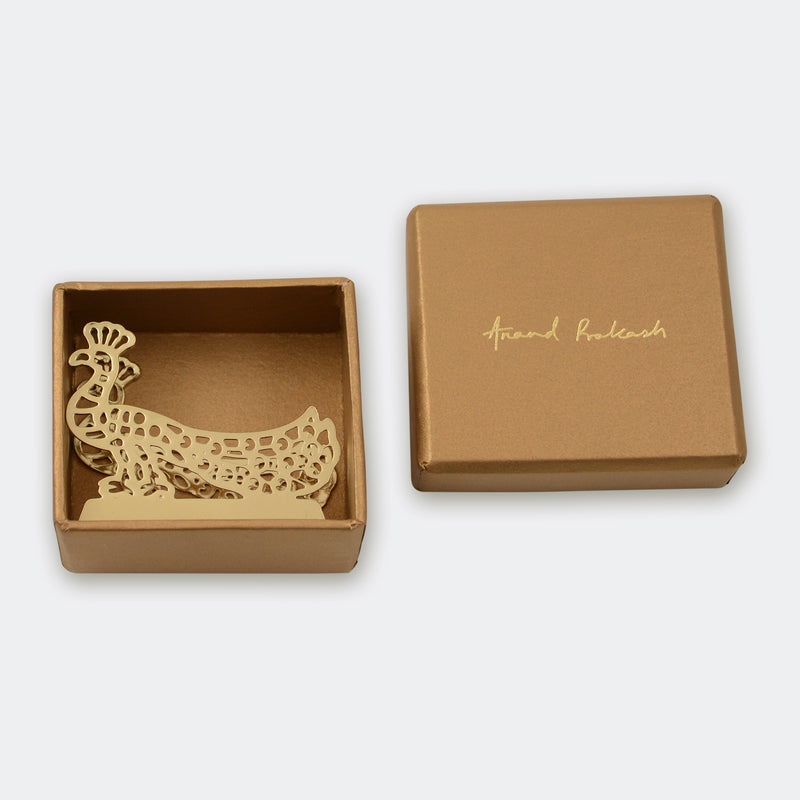 Business Card Holder - Peacock