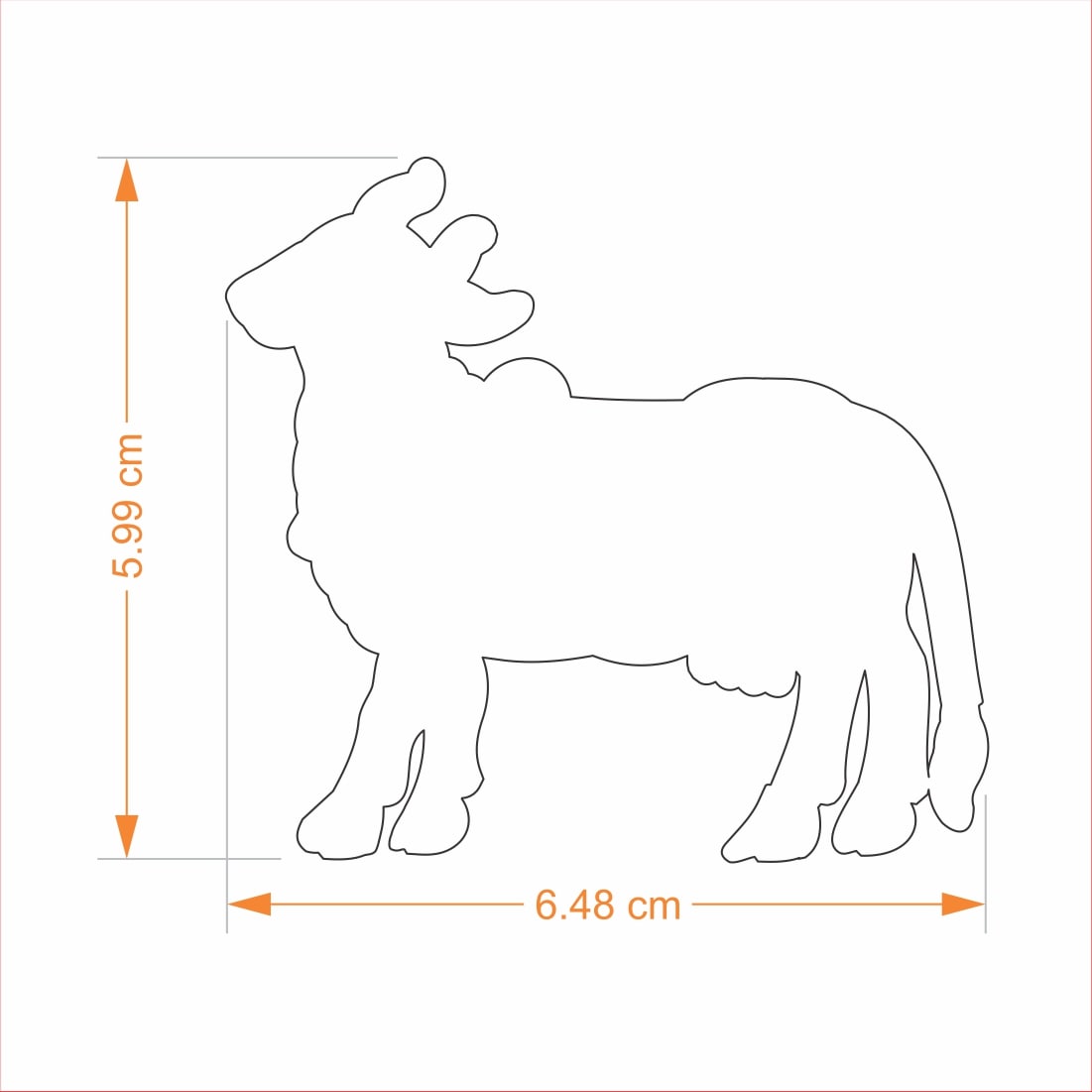 Bookmark Cow