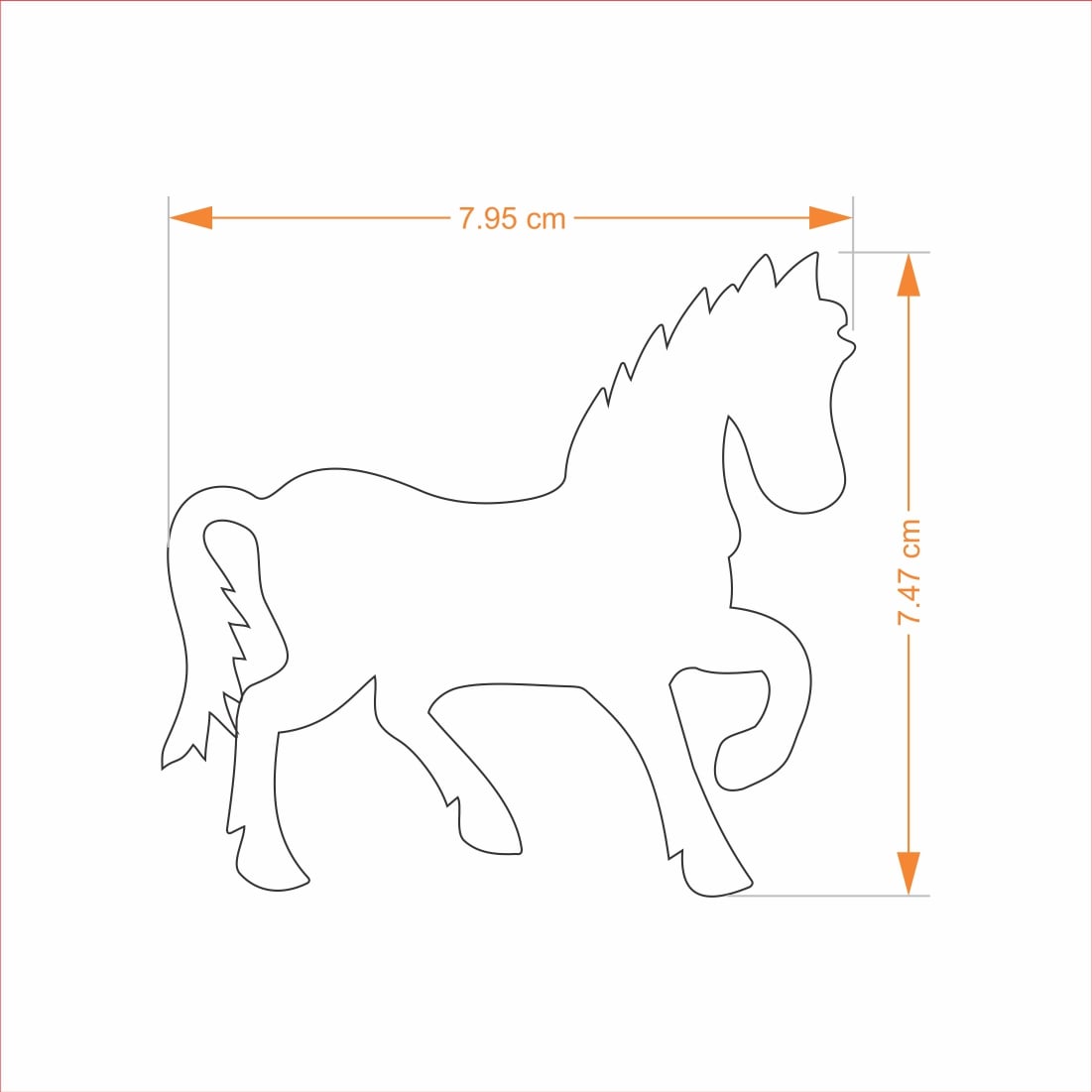 Bookmark Horse
