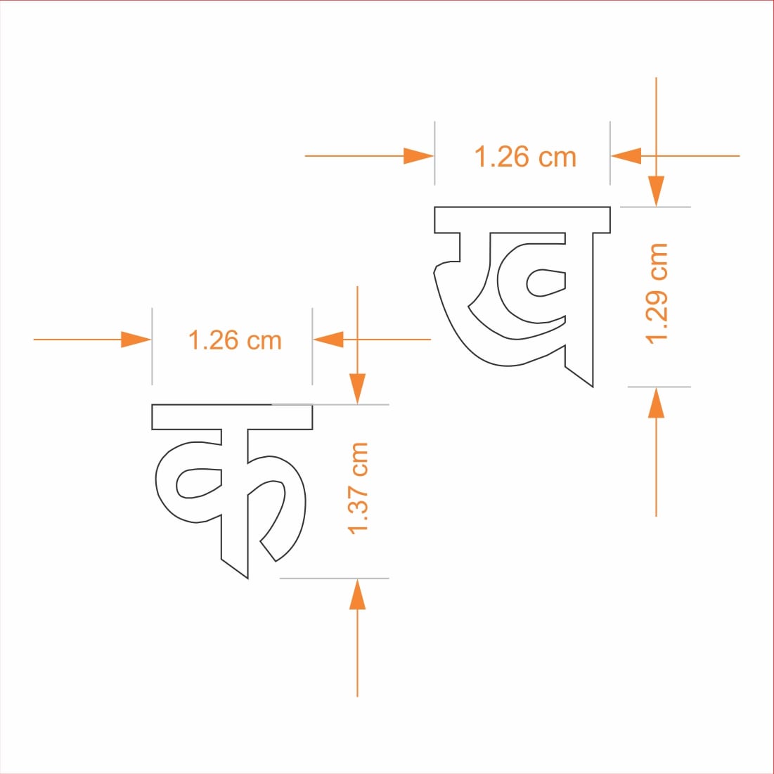 Cufflinks Hindi - Goldplated