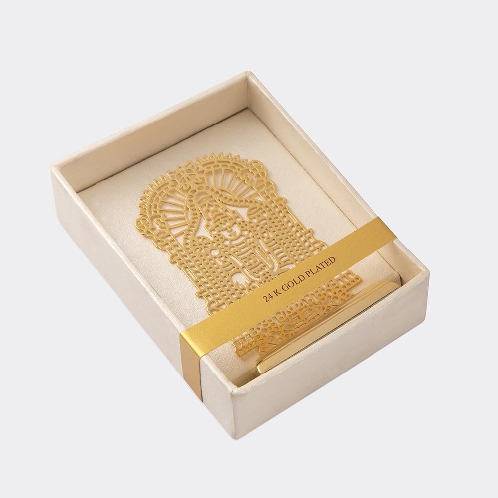 Car Dashboard Stand Goldplated - Sri Balaji