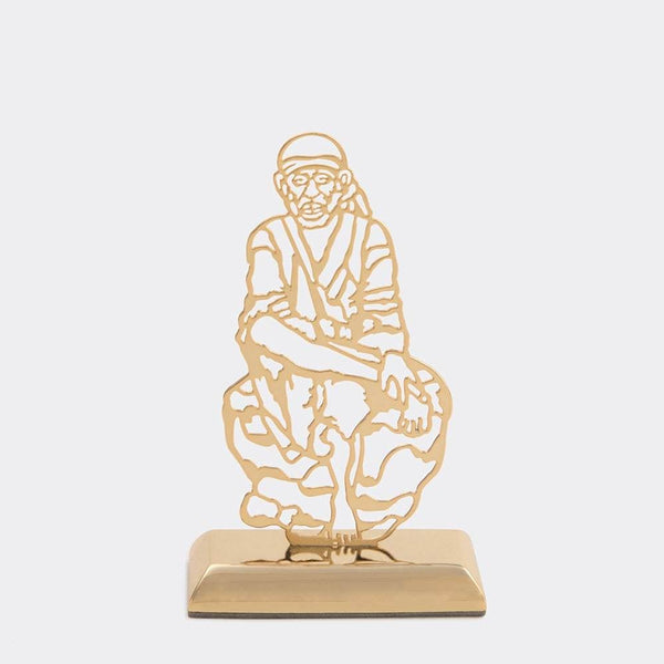 Car Dashboard Stand Goldplated - Sri Sai