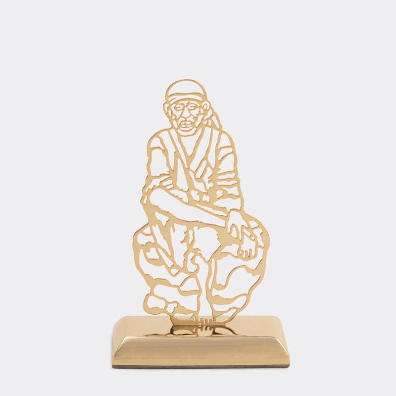 Car Dashboard Stand Goldplated - Sri Sai