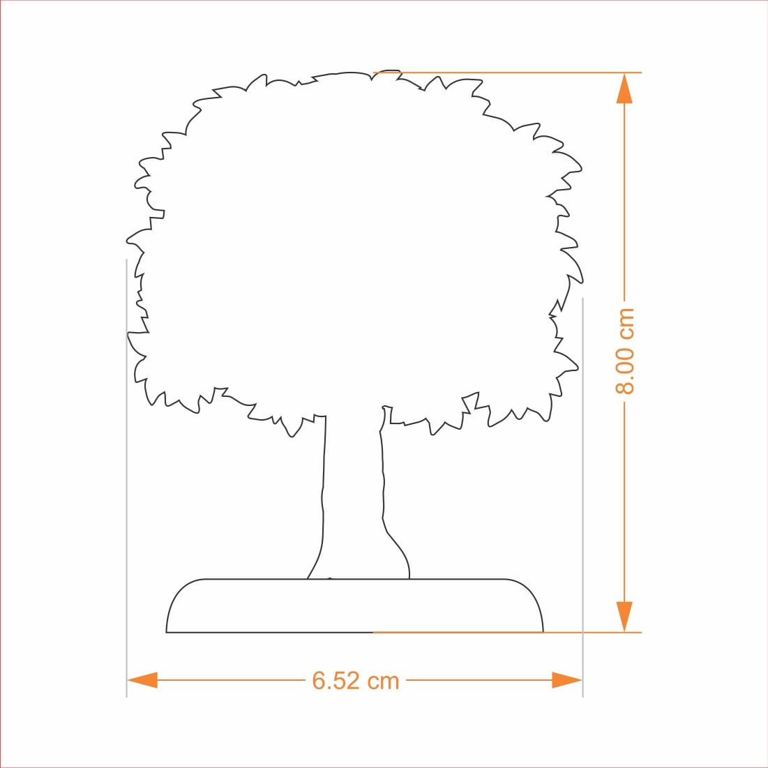 Car Dashboard Stand Goldplated - Tree