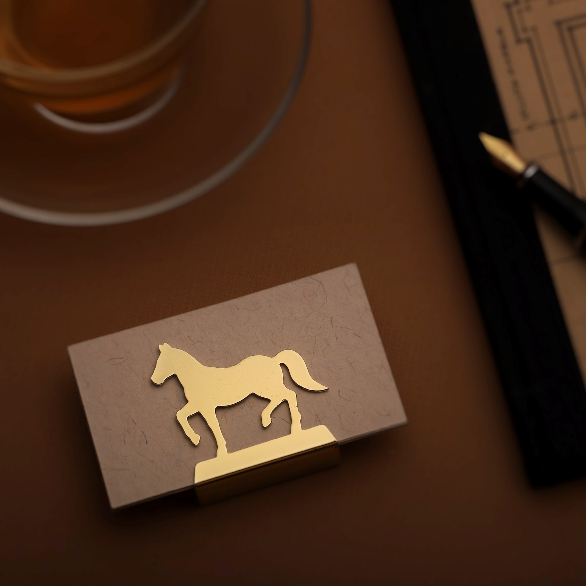 Business Card Holder Horse