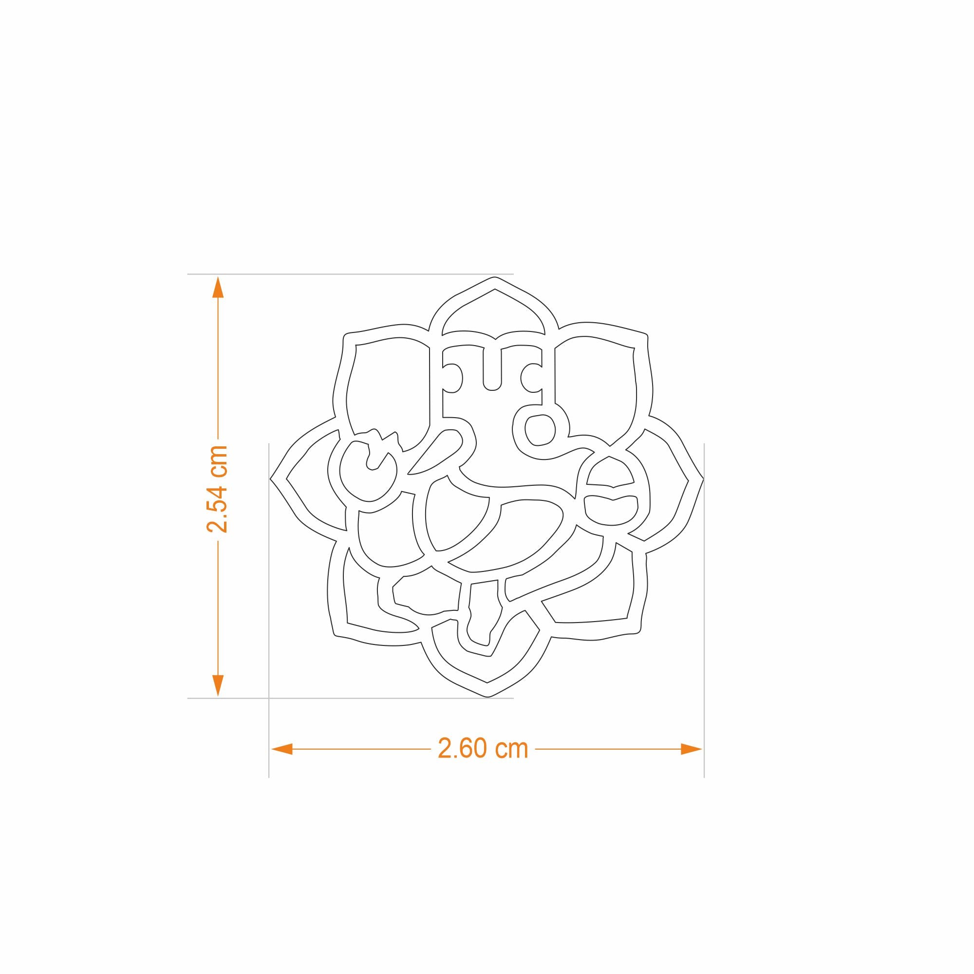 Rakhi Brass Shri Ganesha