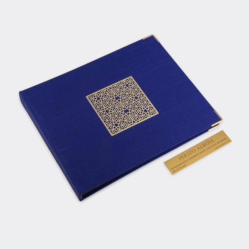 Photo Album Silk - Blue Jaali