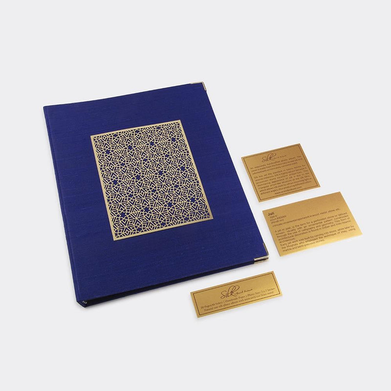 Photo Album Silk - Blue Jaali