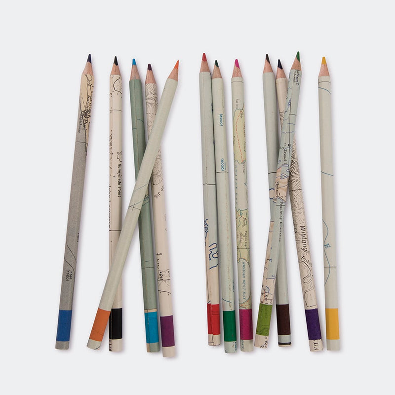 Colour Pencils - Maps Box of 12