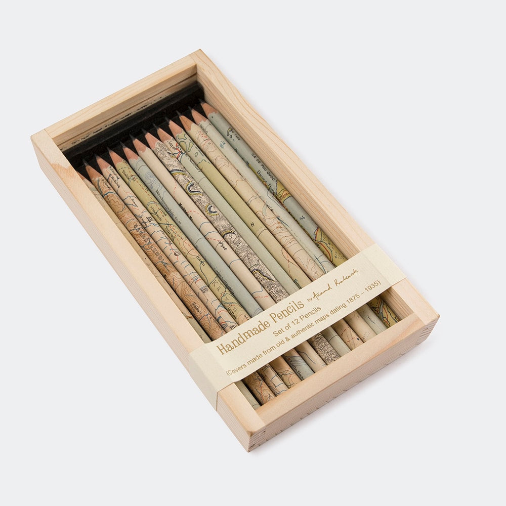 Pencils - Maps Box of 12