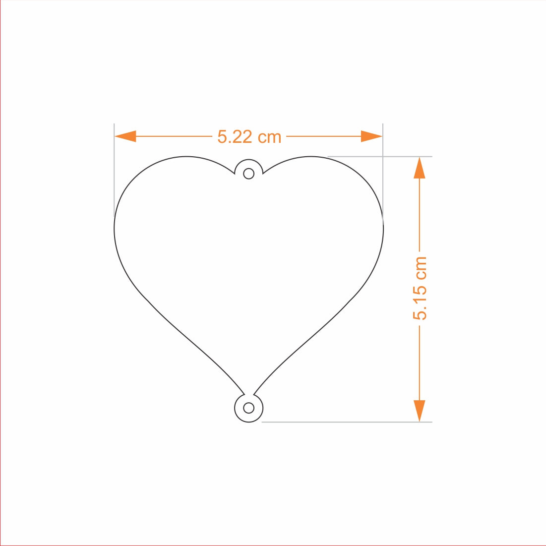 Car Hanging Goldplated - Heart