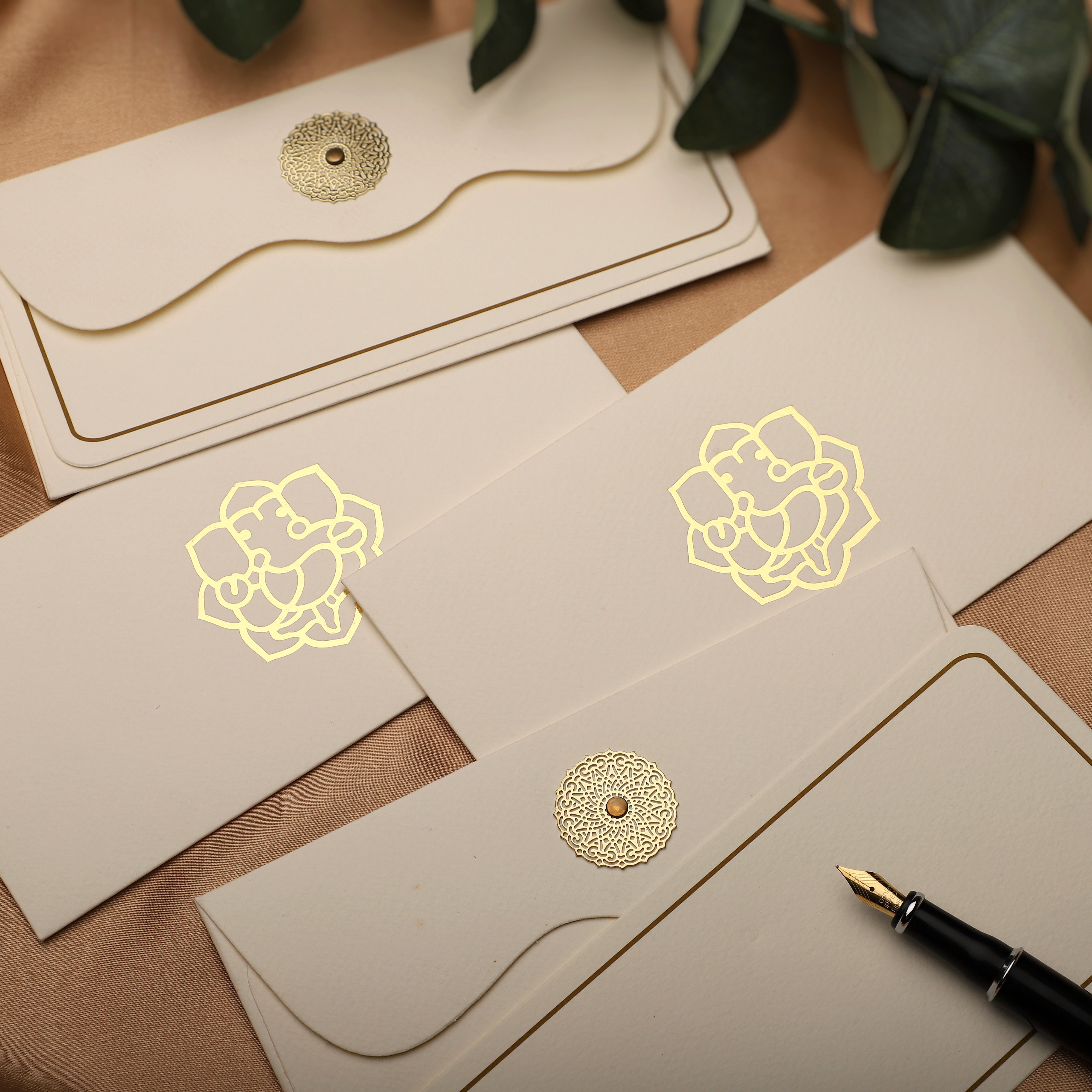 Envelope Goldfoil Set of Four - Sri Ganesha | Anand Prakash
