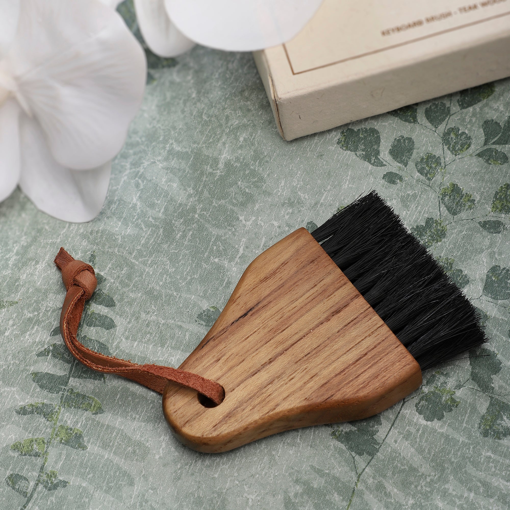 Keyboard Brush - Teak Wood