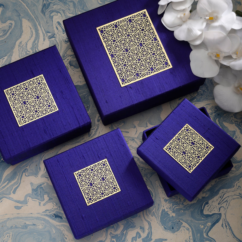 Raw Silk Gift Box Set - Assorted Sizes