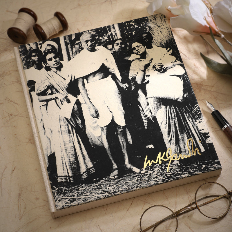 Journal MK Gandhi - Handprinted by Silkscreen