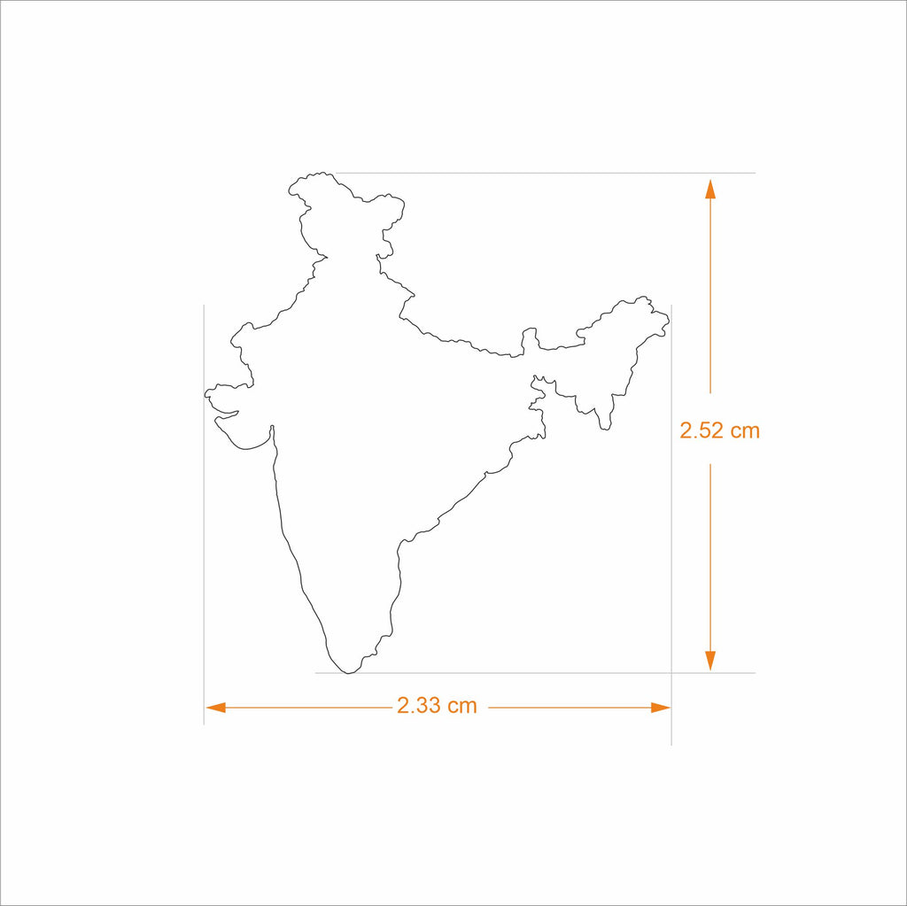 Premium Vector | Indian map outline vector, color the picture activity
