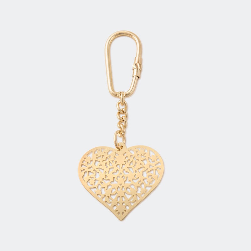 Keychain Heart - Goldplated