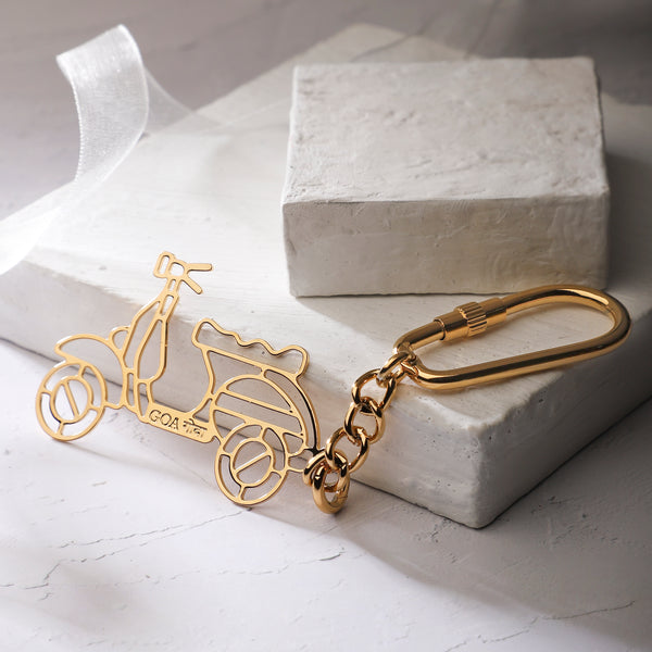Keychain Scooter - Goldplated
