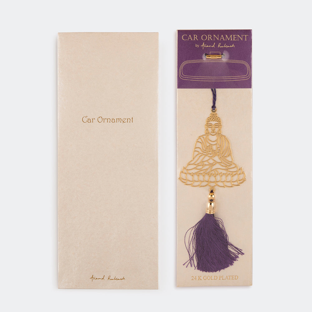 Car Hanging - Buddha  Goldplated