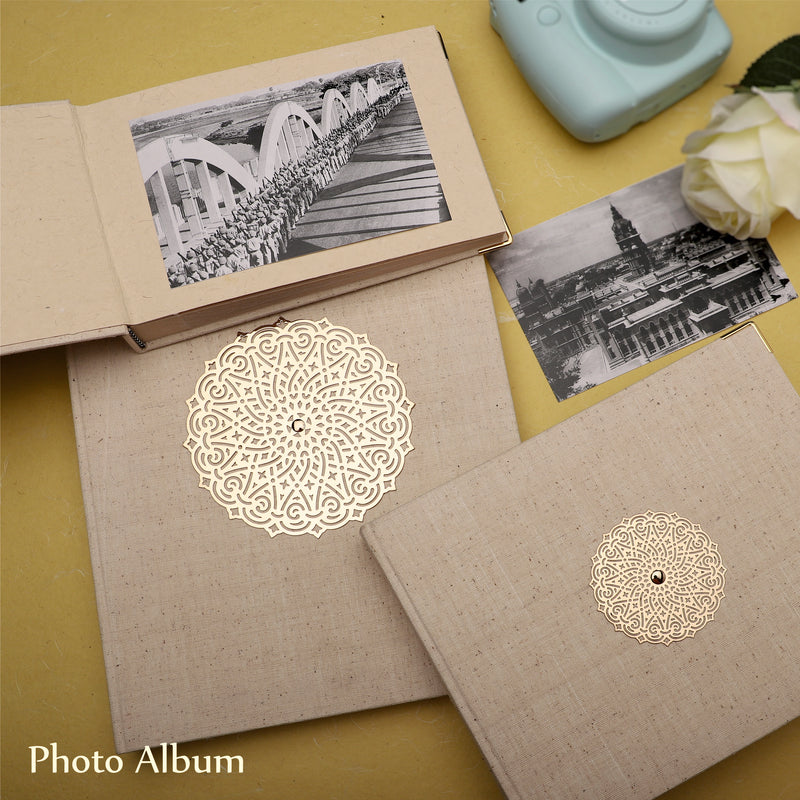 Photo Album Handloom Cotton With Flower