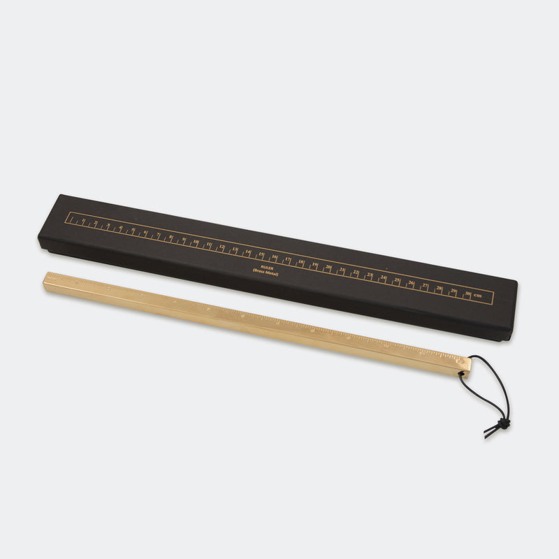 Ruler-cum-paperweight (30 cms) - Brass