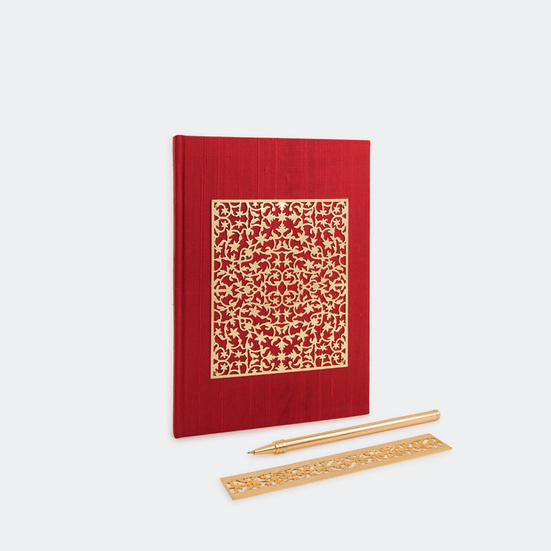 Journal Luxe Silk Scale & Pen Set