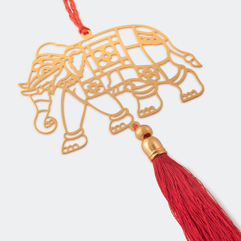 Car Hanging Goldplated - Elephant
