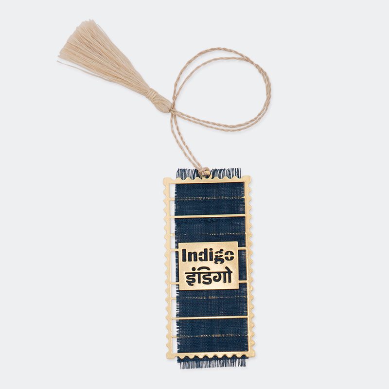 Bookmark Indigo Textile